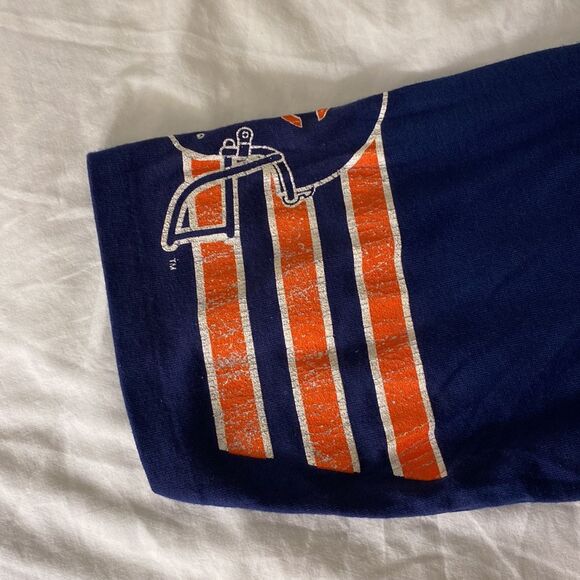 Vintage 80's NFL Chicago Bears Unisex Tee Sz M Garan - Picture 3 of 5